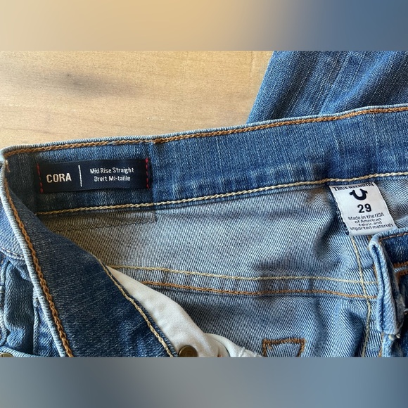 True religion, Cora mid rise straight, size 29 - Picture 3 of 11
